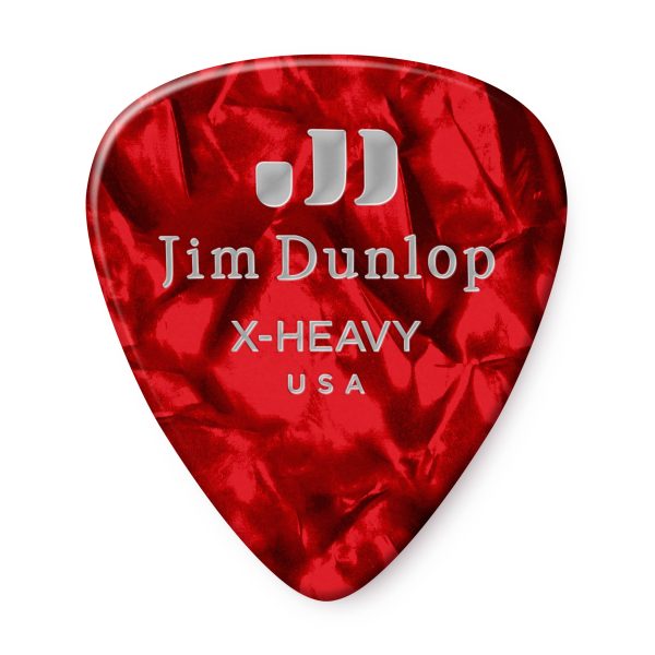 Dunlop Celluloid Classics Standard Red Pearl Extra Heavy
