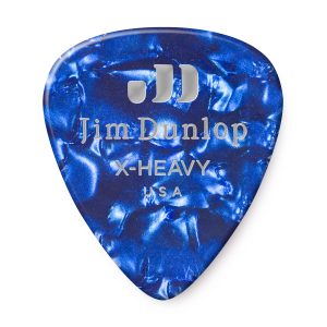 Dunlop Celluloid Classics Standard Blue Pearl Extra Heavy