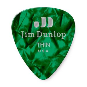 Dunlop Celluloid Classics Standard Green Pearl Thin