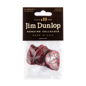 Dunlop Celluloid Classics Standard Red Pearl Extra Heavy - Player Pack