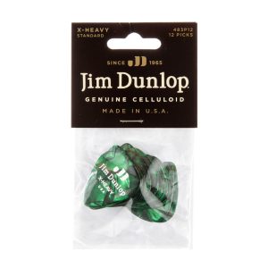 Dunlop Celluloid Classics Standard Green Pearl Heavy - Player Pack
