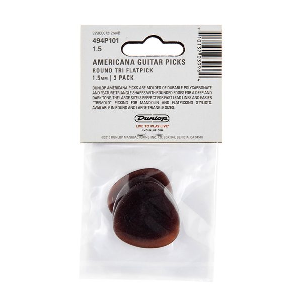 Dunlop Americana Round Triangle - Player Pack - Image 2
