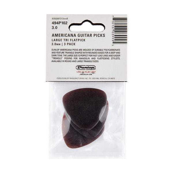 Dunlop Americana Large Triangle - Player Pack - Image 2