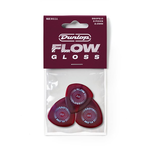 Dunlop Flow Gloss 2.00mm - Player Pack