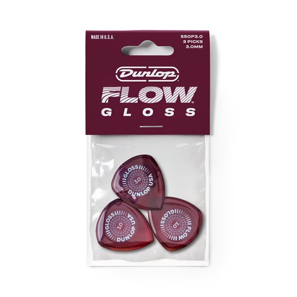 Dunlop Flow Gloss 3.00mm - Player Pack