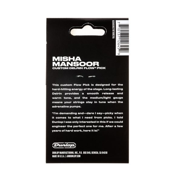 Dunlop Misha Mansoor Custom Delrin Flow 0.65mm - Player Pack - Image 2