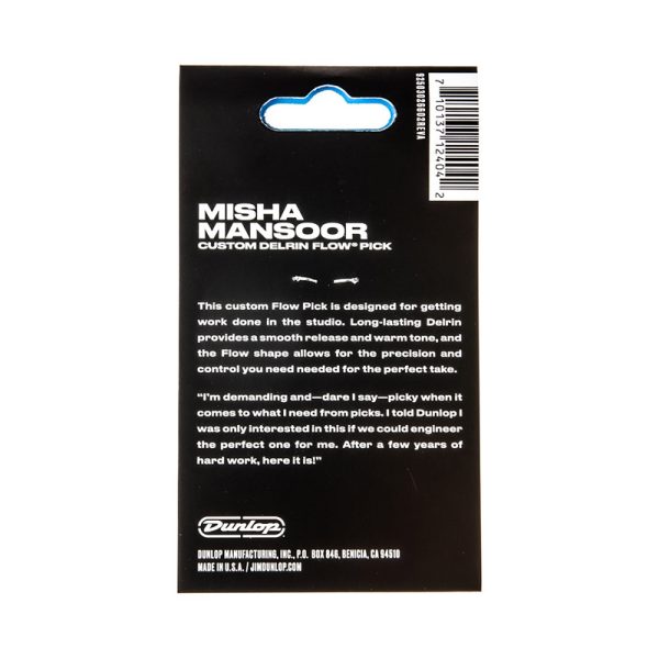 Dunlop Misha Mansoor Custom Delrin Flow 0.73mm - Player Pack - Image 2