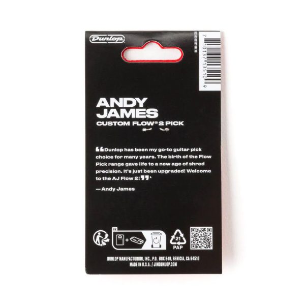 Dunlop Andy James Custom Flow 2 Delrin 2.00mm - Player Pack - Image 2