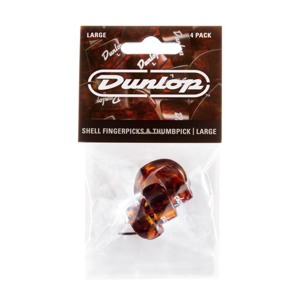 Dunlop Plastic Finger Thumb Shell Large - Player Pack