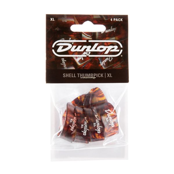 Dunlop Plastic Thumbpick Shell Extra Large - Player Pack