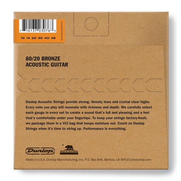 Dunlop - Acoustic 80/20 Bronze - Extra Light 10-48 DAB1048 - Image 2