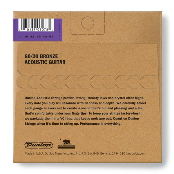 Dunlop - Acoustic 80/20 Bronze - Medium Light 11-52 DAB1152 - Image 2
