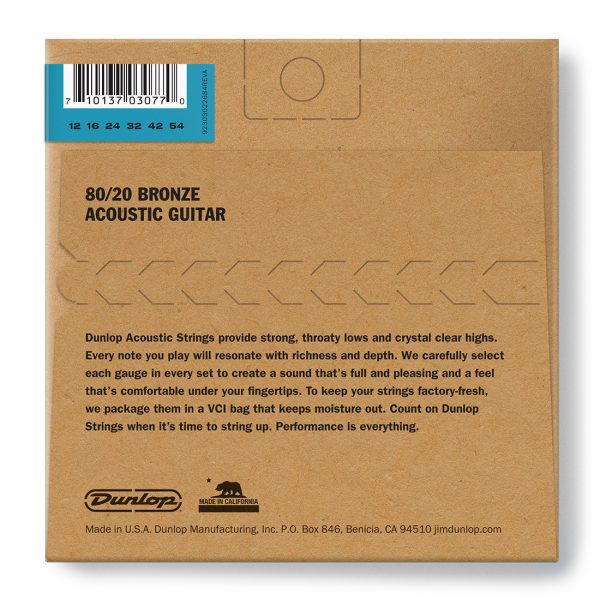 Dunlop - Acoustic 80/20 Bronze - Light 12-54 DAB1254 - Image 2
