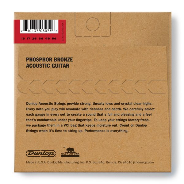 Dunlop - Acoustic Phos Bronze - Medium 13-56 DAP1356 - Image 2