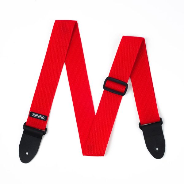 Dunlop Strap - Poly Red - D07-01RD - Image 2