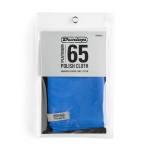 Dunlop Platinum 65 - 12inch Cloth Blue Suede Mircofiber - JD-P65MF12