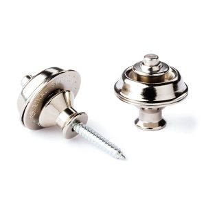 Dunlop Straplock Set - Dual Design - Nickel - 1031N