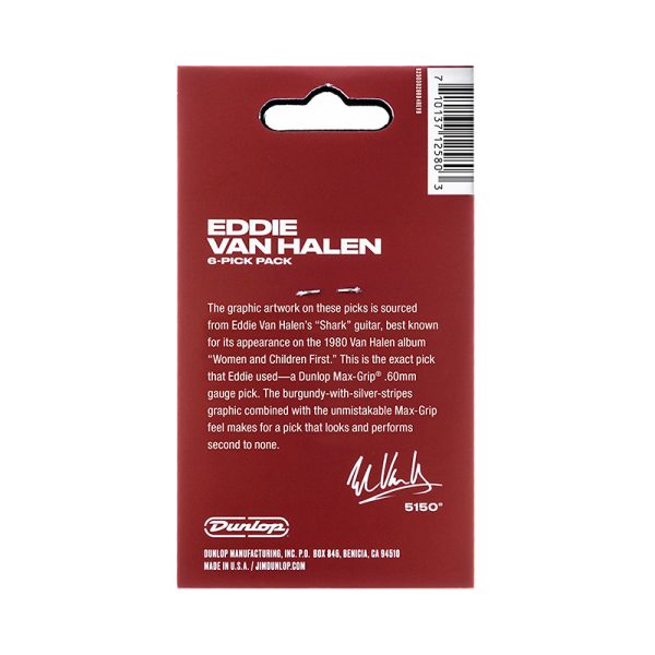 Dunlop EVH 07 Shark Max Grip 0.60mm - Player Pack - Image 2