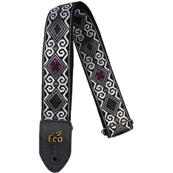 Ecostrap Jacquard Strap - Black - ECOJACQ01