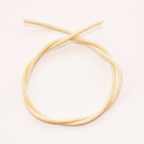 Gavitt Vintage Style Cloth Hook Up Wire - 22 AWG 7 Strand - White - Per Foot - Image 2
