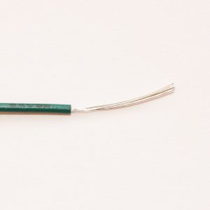 Hook Up Wire - 22 AWG 7 Strand PVC - Green - Per Metre