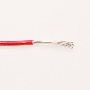 Hook Up Wire - 22 AWG 7 Strand PVC - Red - Per Metre