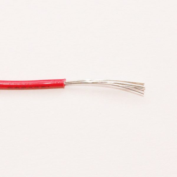 Hook Up Wire - 22 AWG 7 Strand PVC - Red - Per Metre