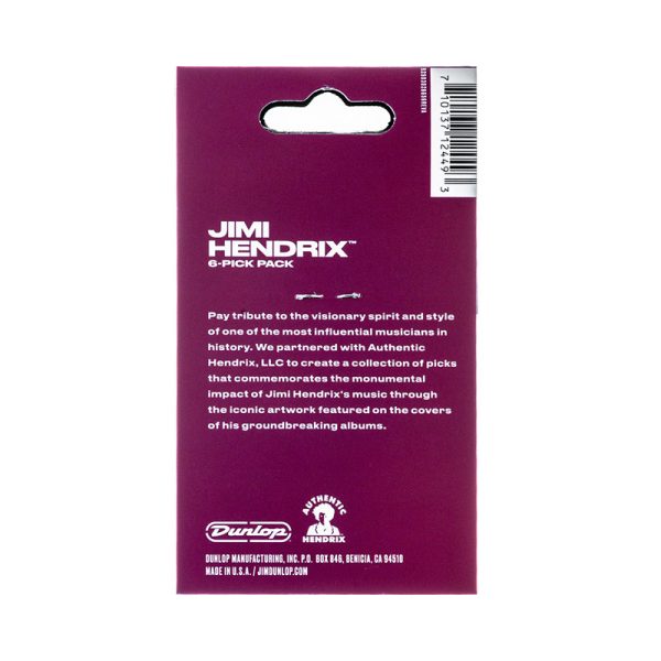 Dunlop Jimi Hendrix 01 Experienced Medium - Player Pack - Image 2