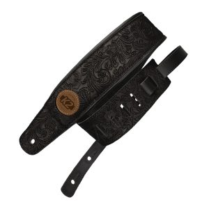 K2 Strap Garment Leather Top 3" Floral Black - K2VTSL52