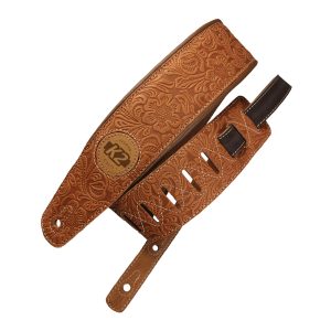 K2 Strap Garment Leather Top 3" Floral Whiskey - K2VTSL83