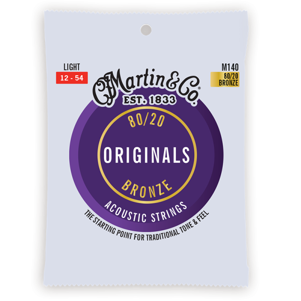 Martin Originals 80/20 Bronze Light ( 12-54 ) M140