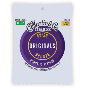 Martin Originals 80/20 Bronze Extra Light ( 10-47 ) M170