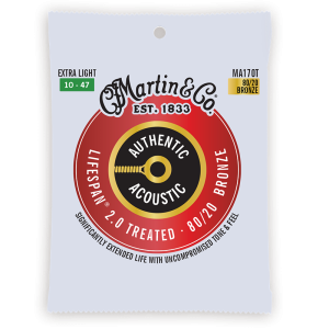 Martin Lifespan 2.0 80/20 Bronze Extra Light ( 10-47 ) MA170T