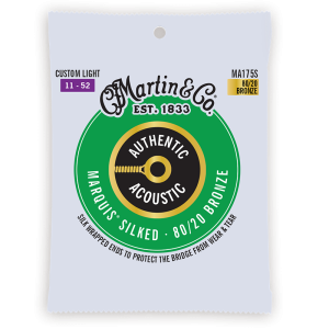 Martin Marquis Silked 80/20 Bronze Custom Light ( 11-52 ) MA175S