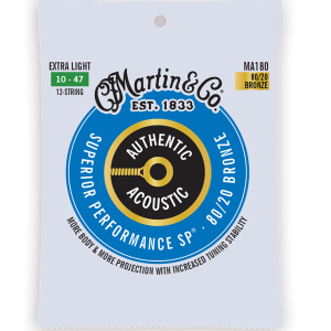Martin 80/20 Bronze 12 String Extra Light ( 10-47 ) MA180