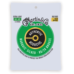 Martin Marquis Silked 80/20 Bronze 12 String Extra Light ( 10-47 ) MA180S