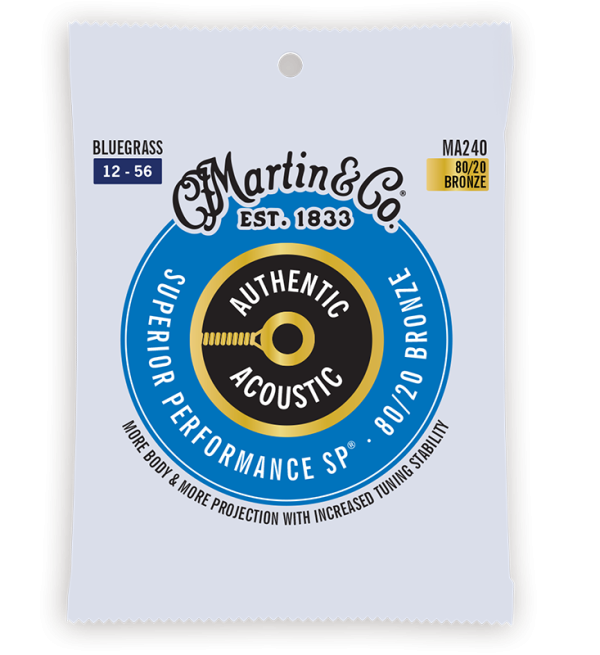 Martin 80/20 Bronze Bluegrass ( 12-56 ) MA240