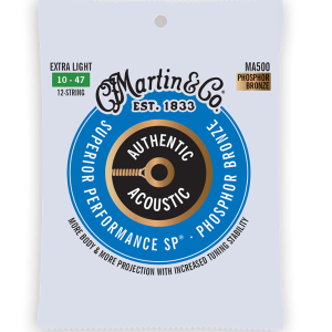Martin Phosphor Bronze 12 String Extra Light ( 10-47 ) MA500