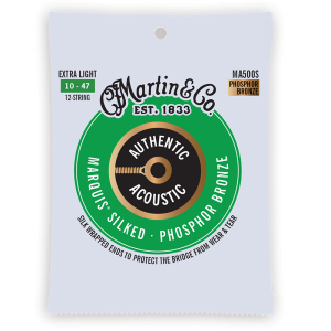 Martin Marquis Silked Phosphor Bronze 12 String Extra Light ( 10-47 ) MA500S
