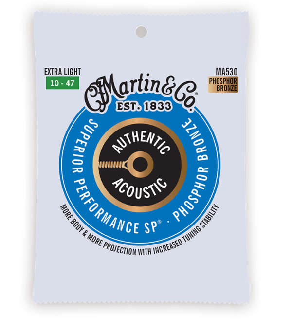 Martin Phosphor Bronze Extra Light ( 10-47 ) MA530