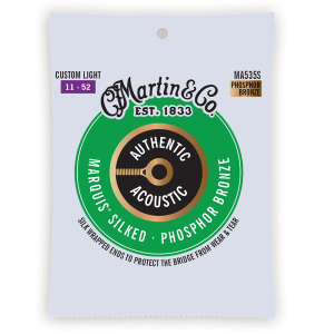 Martin Marquis Silked Phosphor Bronze Custom Light ( 11-52 ) MA535S