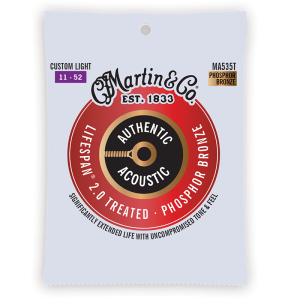 Martin Lifespan 2.0 Phosphor Bronze Custom Light ( 11-52 ) MA535T