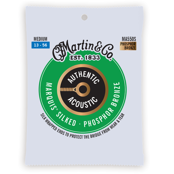 Martin Marquis Silked Phosphor Bronze Medium ( 13-56 ) MA550S