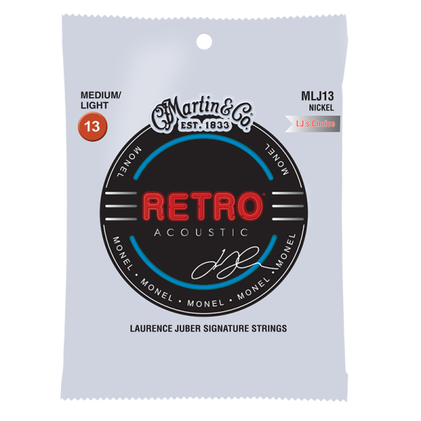 Martin Retro Monel LJ's Choice Medium/Light ( 13-56 ) MLJ13