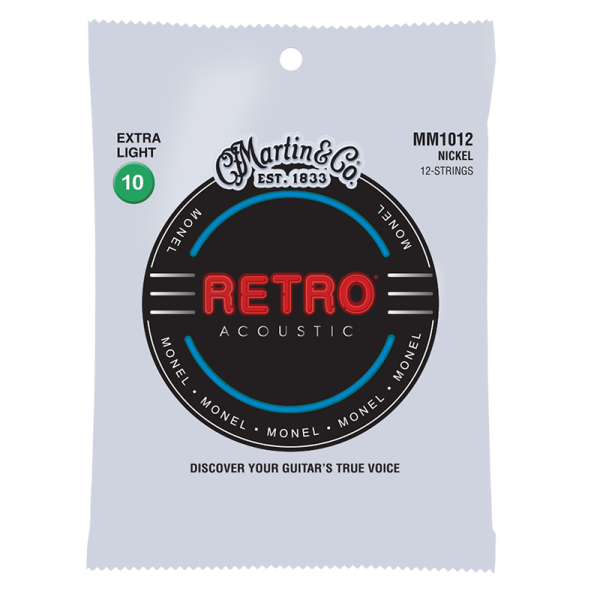 Martin Retro Monel 12 String Extra Light ( 10-47 ) MM1012