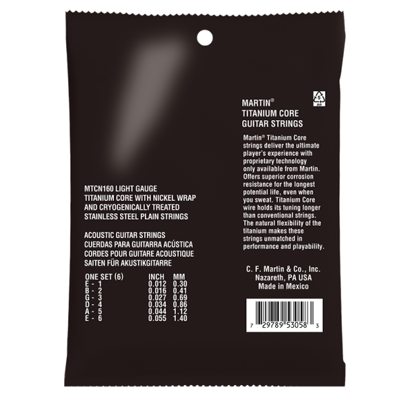 Martin Titanium Core Light ( 12-55 ) MTCN160 - Image 2
