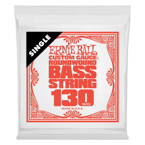 Ernie Ball Single Nickel Roundwound Bass String - 0.130