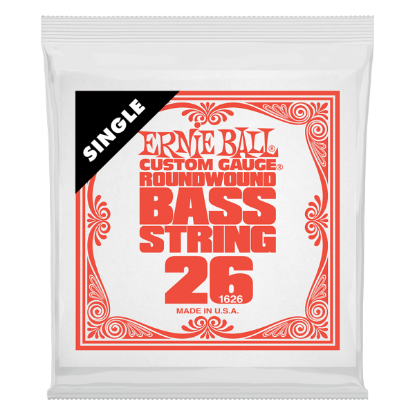Ernie Ball Single Nickel Roundwound Bass String - 0.026