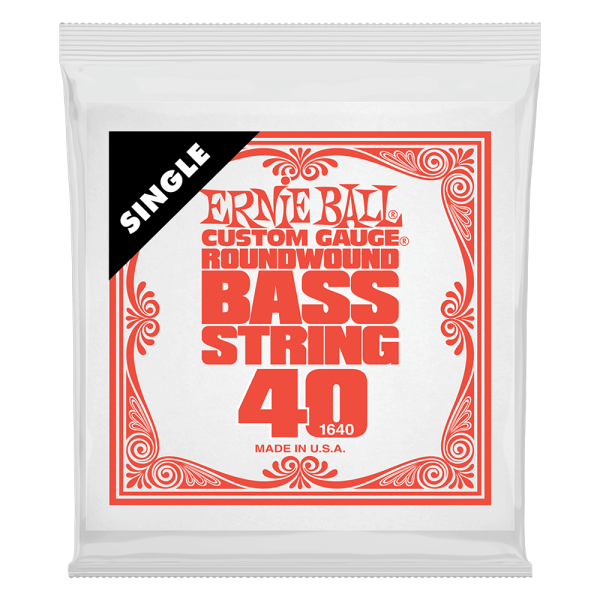 Ernie Ball Single Nickel Roundwound Bass String - 0.040