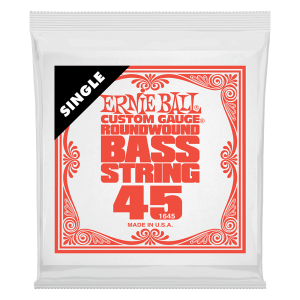 Ernie Ball Single Nickel Roundwound Bass String - 0.045